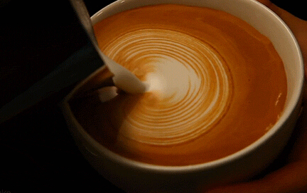塞纳左岸咖啡,咖啡拉花